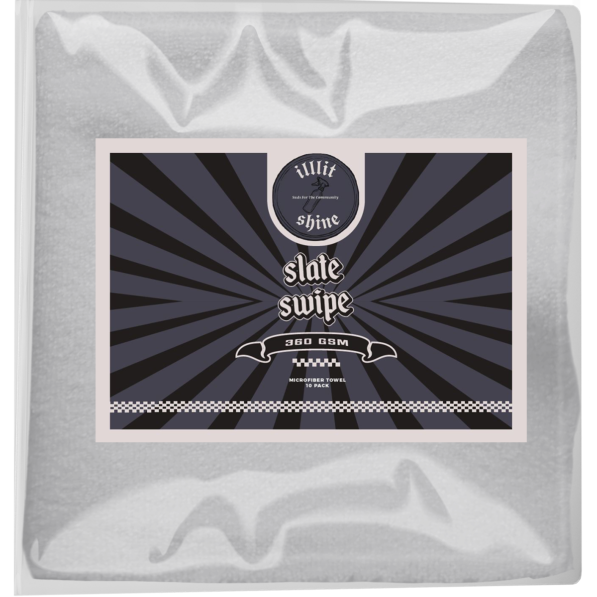 Slate Wipe Towels 360 GSM (10 Pack)